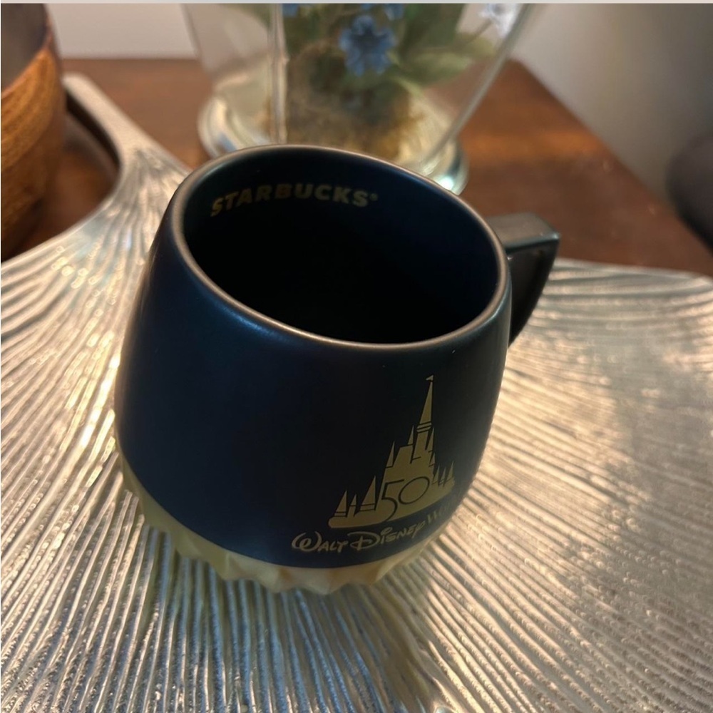 Starbucks Black and Gold 50th Anniversary Disney Mug Elegant Dining Collection - Picture 2 of 7